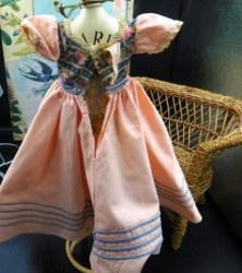 AMY PINK PEACH DRESS 50 BACK